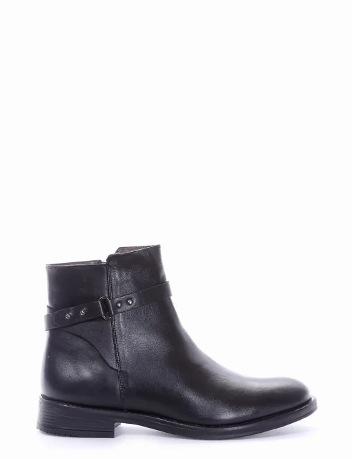 stivaletto tacco 2 cm nero