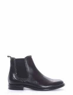 stivaletto tacco 2 cm nero
