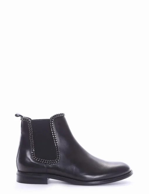 stivaletto tacco 2 cm nero
