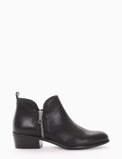 stivaletto tacco 4 cm nero
