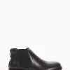 stivaletto tacco 2 cm nero