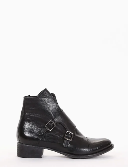 stivaletto tacco 3 cm nero