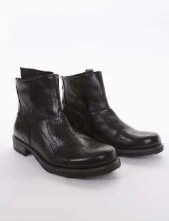 Stivaletto tacco 2 cm nero
