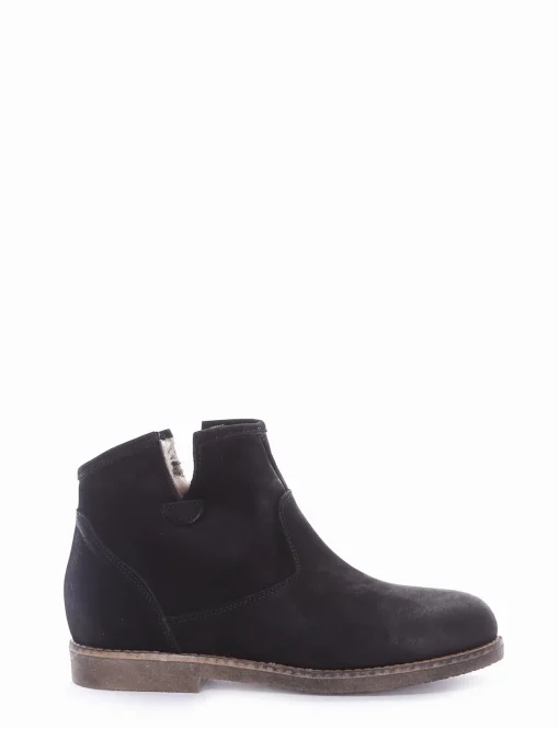stivaletto tacco 2 cm nero