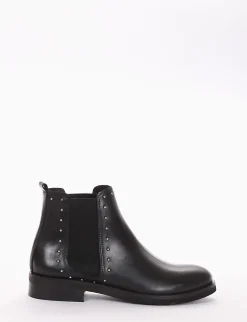 stivaletto tacco 2 cm nero