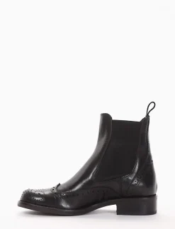 stivaletto tacco 3 cm nero