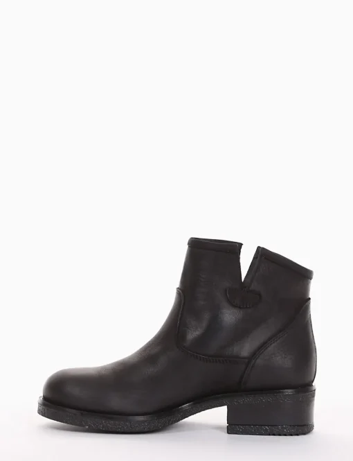 stivaletto tacco 3 cm nero