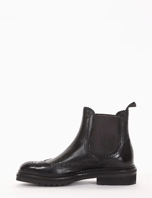 stivaletto tacco 2 cm nero