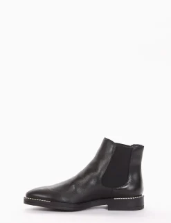 stivaletto tacco 2 cm nero