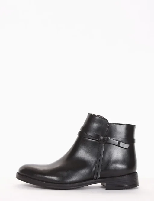 Stivaletto tacco 2 cm nero