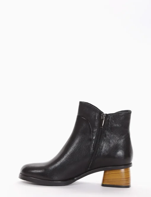 stivaletto tacco 4 cm nero