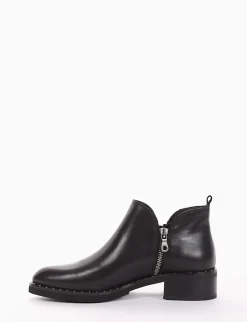 stivaletto tacco 3 cm nero