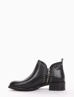 stivaletto tacco 3 cm nero