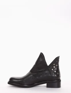 stivaletto tacco 3 cm nero
