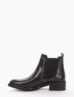 stivaletto tacco 3 cm nero