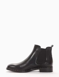 stivaletto tacco 2 cm nero