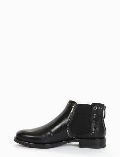 stivaletto tacco 2 cm nero