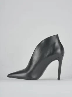 Stivaletto tacco 10 cm nero pelle