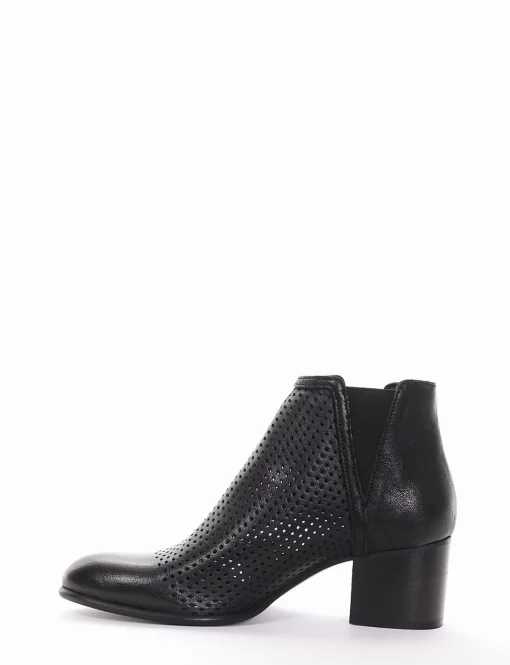 stivaletto tacco 5 cm nero
