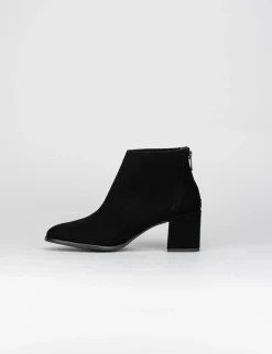 stivaletto tacco 5 cm nero