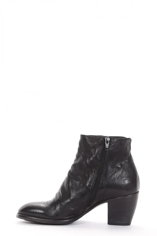 stivaletto tacco 6 cm nero