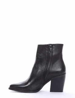 stivaletto tacco 5 cm nero