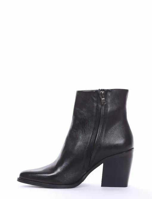 stivaletto tacco 5 cm nero