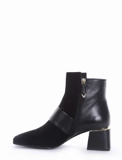 stivaletto tacco 5 cm nero