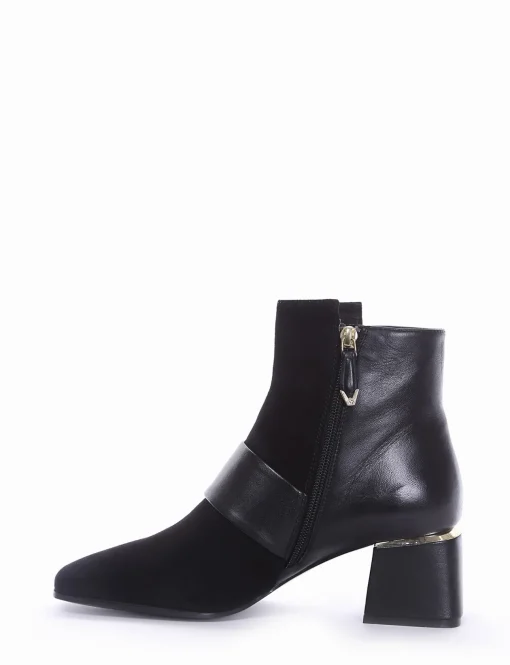 stivaletto tacco 5 cm nero