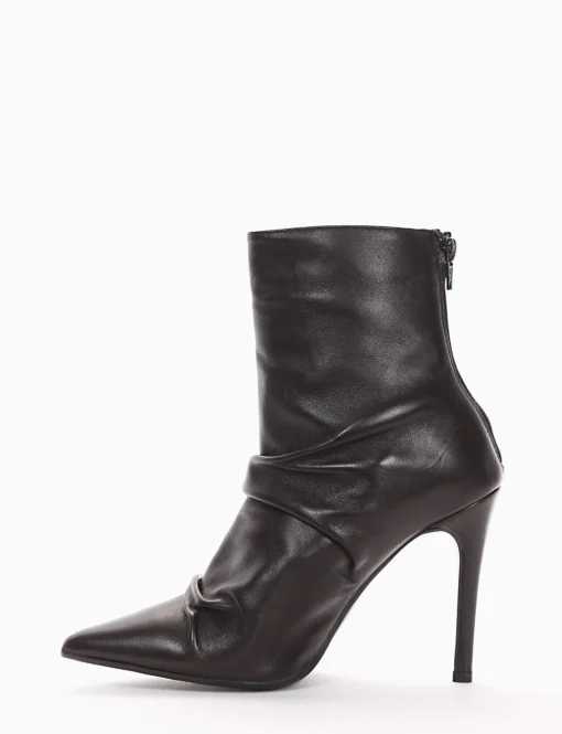 stivaletto tacco 9 cm nero