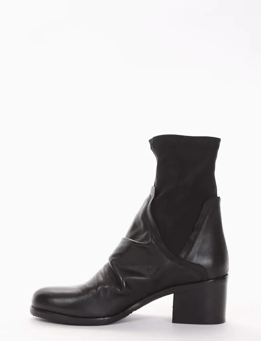 stivaletto tacco 5 cm nero