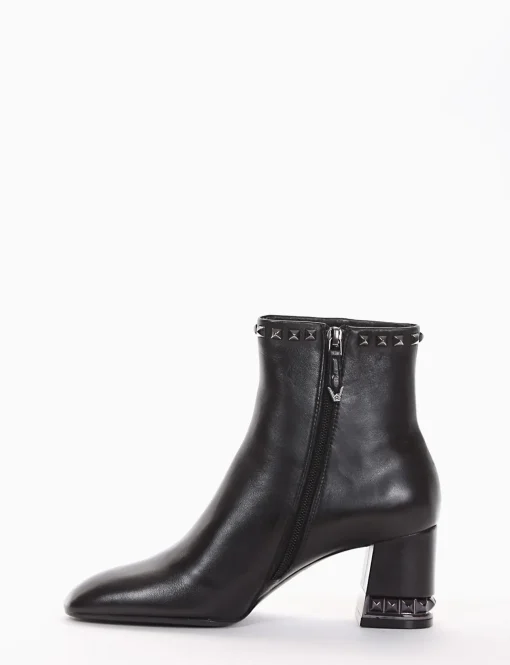 stivaletto tacco 5 cm nero