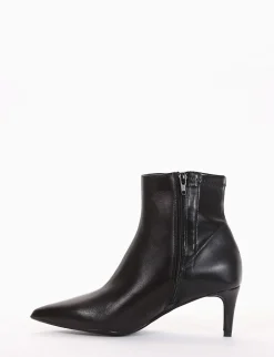 stivaletto tacco 5 cm nero