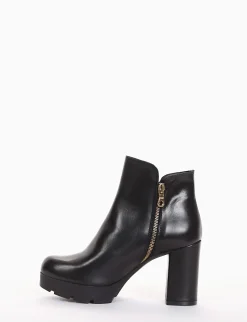 stivaletto tacco 8 cm nero