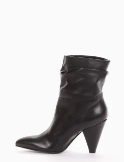 stivaletto tacco 8 cm nero