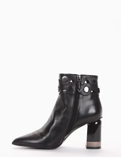 stivaletto tacco 7 cm nero