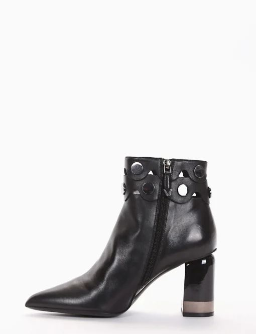 stivaletto tacco 7 cm nero