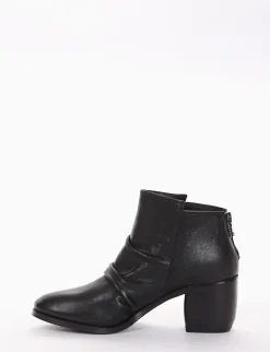 stivaletto tacco 5 cm nero
