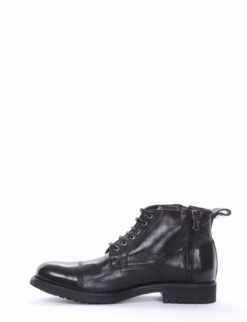 stivaletto tacco 2 cm nero