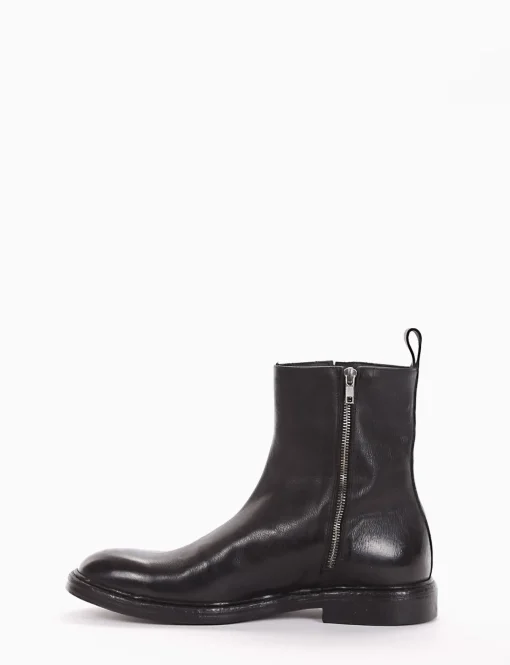 stivaletto tacco 2 cm nero