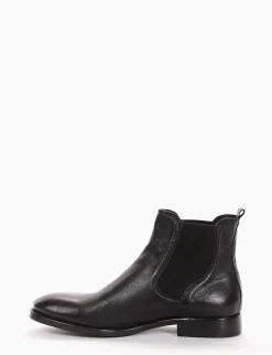stivaletto tacco 2 cm nero