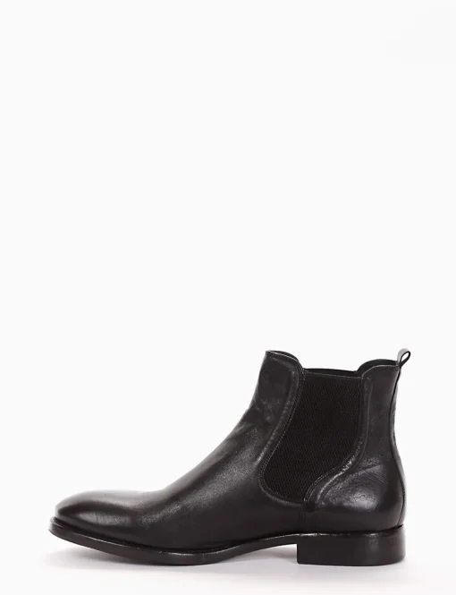stivaletto tacco 2 cm nero
