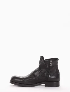 stivaletto tacco 2 cm nero