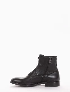 stivaletto tacco 2 cm nero