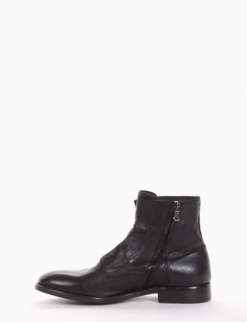 stivaletto tacco 2 cm nero