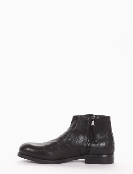 stivaletto tacco 2 cm nero