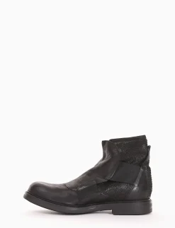 stivaletto tacco 2 cm nero