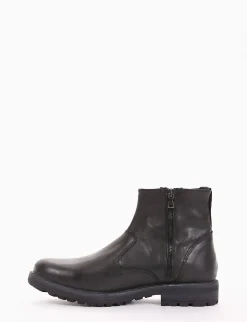 stivaletto tacco 2 cm nero