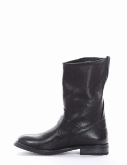 stivaletto tacco 2 cm nero