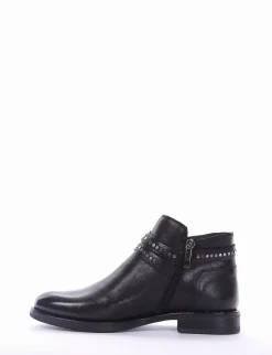 stivaletto tacco 2 cm nero